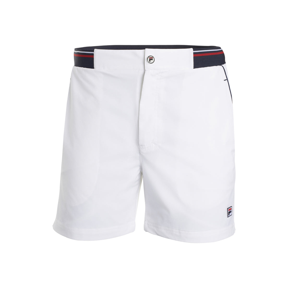 Fila Core Stephan Shorts Men-White,Dark Blue Fila Core Stephan Shorts Men-White,Dark Blue