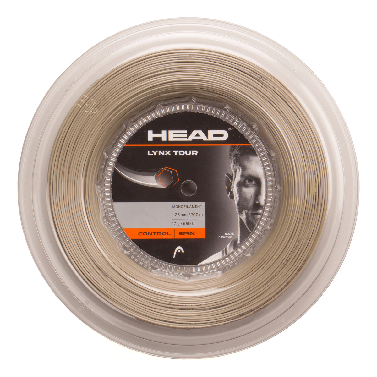 HEAD Lynx Tour Reel String Reel 200m-Ecru HEAD Lynx Tour Reel String Reel 200m-Ecru