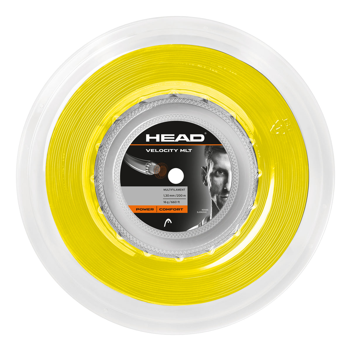 HEAD Velocity MLT String Reel 200m-Yellow HEAD Velocity MLT String Reel 200m-Yellow