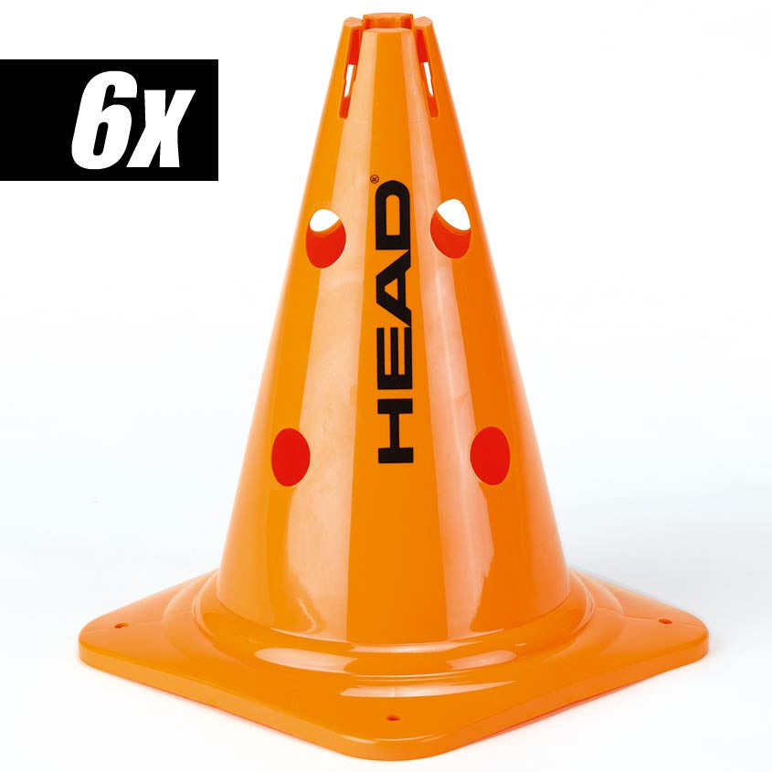 HEAD Cones 6 Pack Large-Orange HEAD Cones 6 Pack Large-Orange