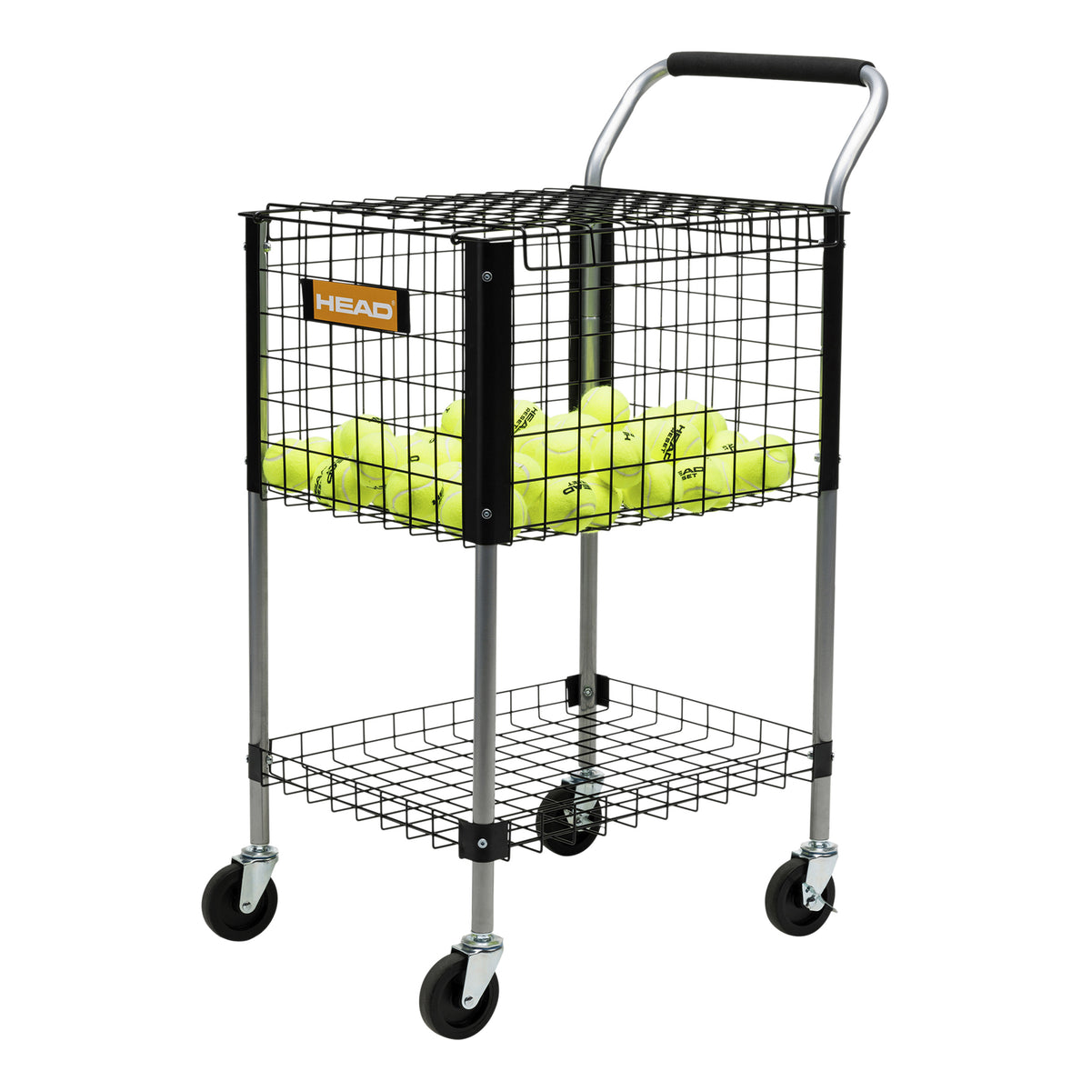 HEAD Ball Cart-Black,Silver HEAD Ball Cart-Black,Silver