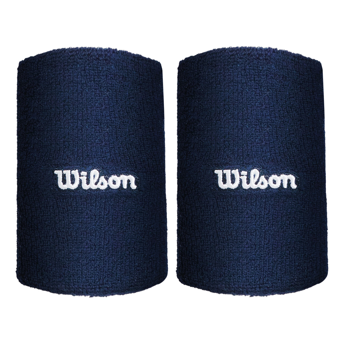 Wilson Wide Terry Wristband long - dark blue Wilson Wide Terry Wristband long - dark blue