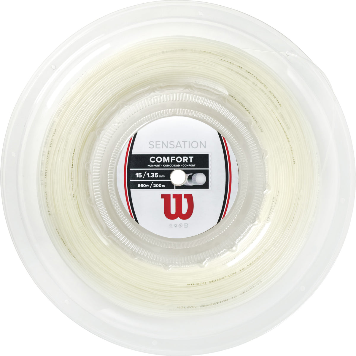Wilson Sensation String Reel 200m-Ecru Wilson Sensation String Reel 200m-Ecru