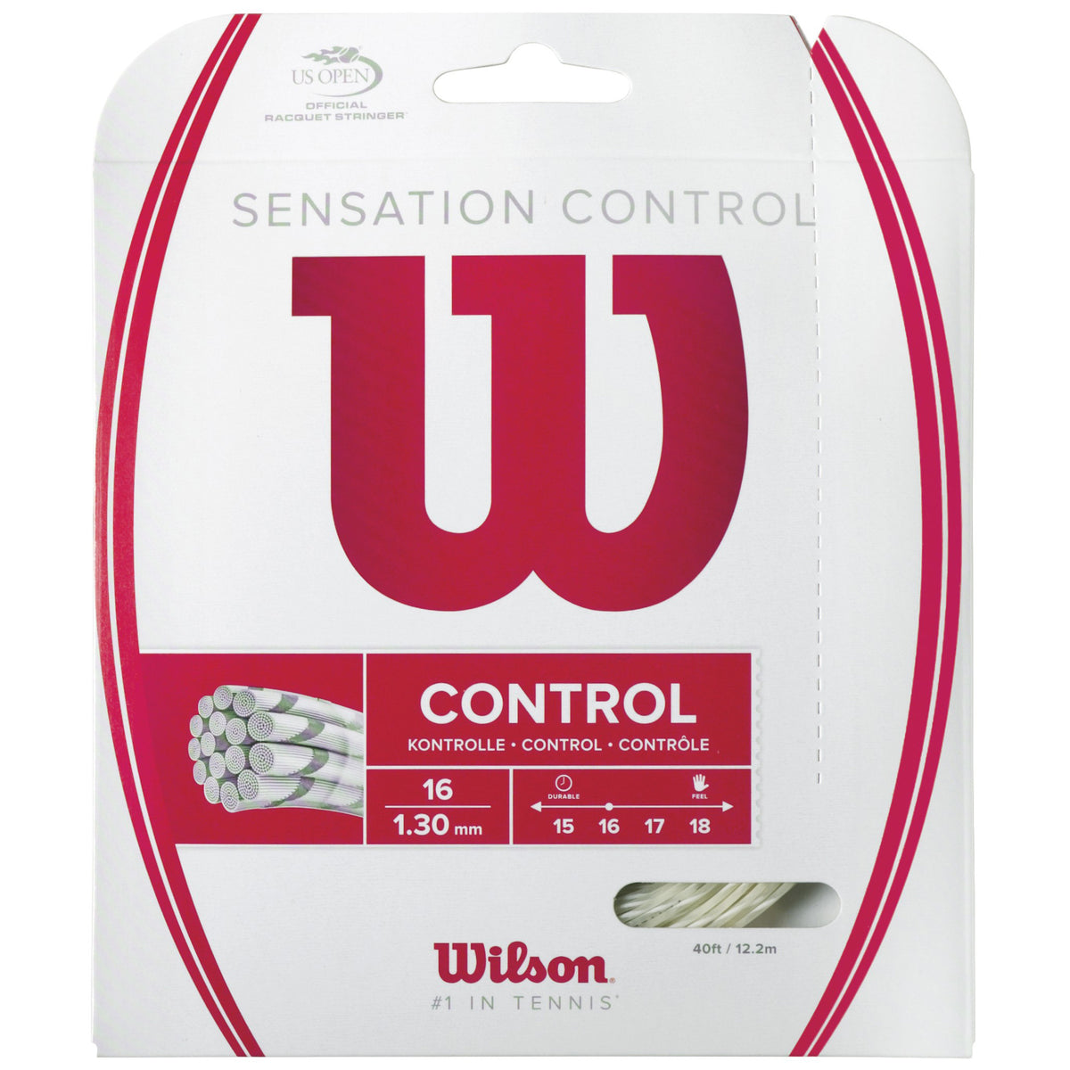 Wilson Sensation Control String Set 12,2m-Ecru Wilson Sensation Control String Set 12,2m-Ecru