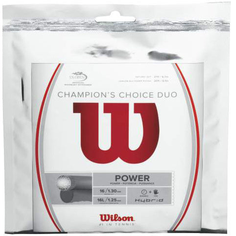 Wilson Champions Choice Duo, silber String set 12,2m - silver Wilson Champions Choice Duo, silber String set 12,2m - silver