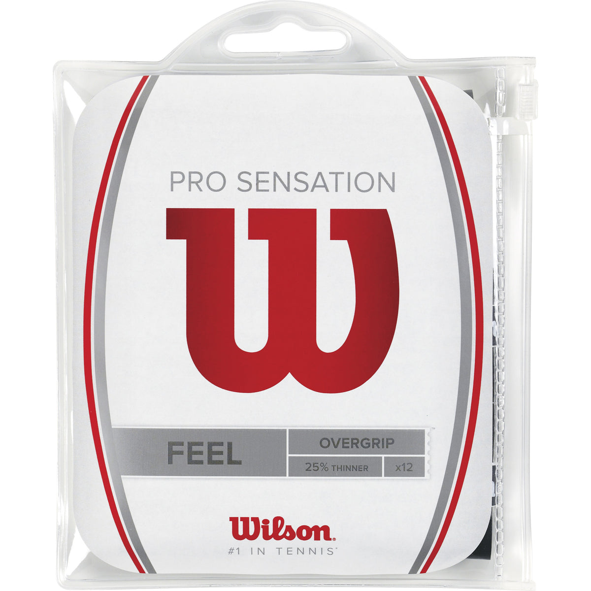 Wilson Pro Overgrip Sensation 12 Pack - black Wilson Pro Overgrip Sensation 12 Pack - black