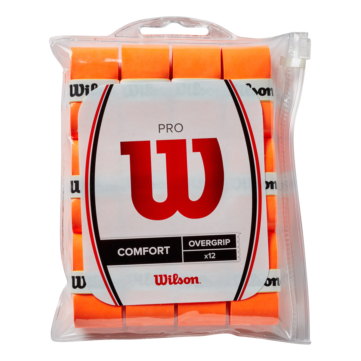 Wilson Burn Pro Overgrip 12er Pack-Orange Wilson Burn Pro Overgrip 12er Pack-Orange