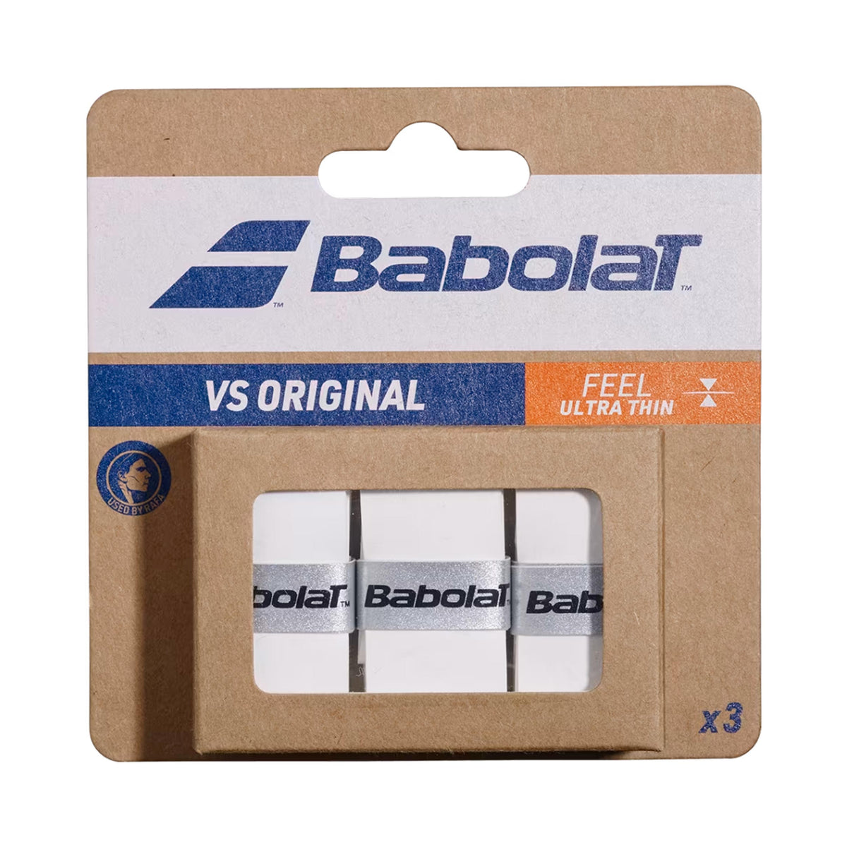 Babolat VS Grip Original 3er Pack-Weiß Babolat VS Grip Original 3er Pack-Weiß