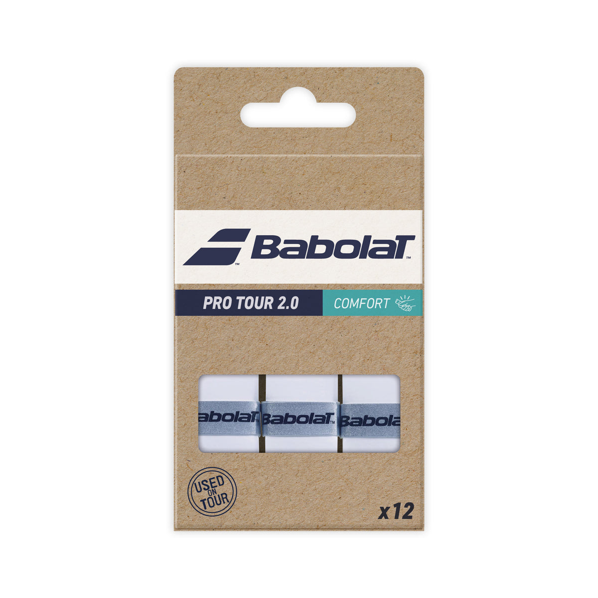 Babolat Pro Tour 2.0 12 Pack-White Babolat Pro Tour 2.0 12 Pack-White
