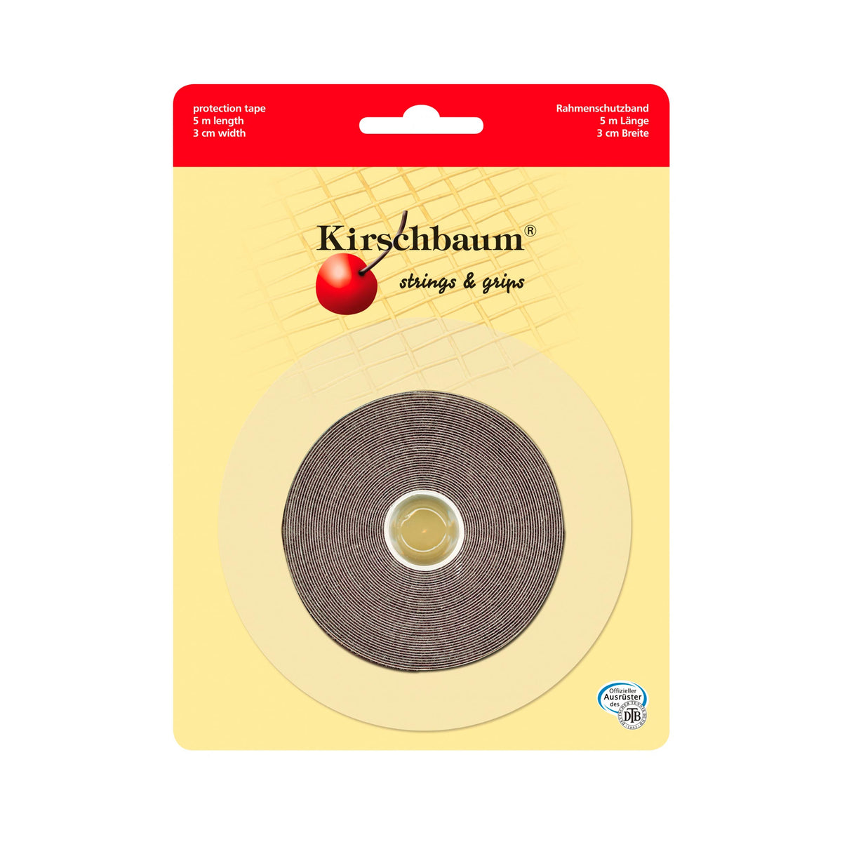 Kirschbaum Kopfband 5 M Racket Saver Tape-Black Kirschbaum Kopfband 5 M Racket Saver Tape-Black