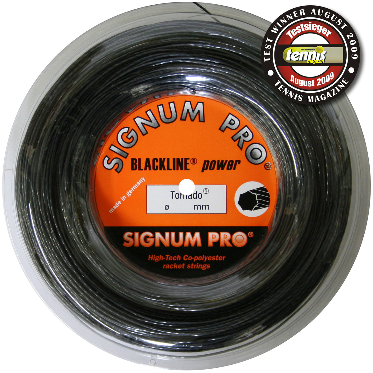 Signum Pro Tornado String Reel 200m-Black Signum Pro Tornado String Reel 200m-Black
