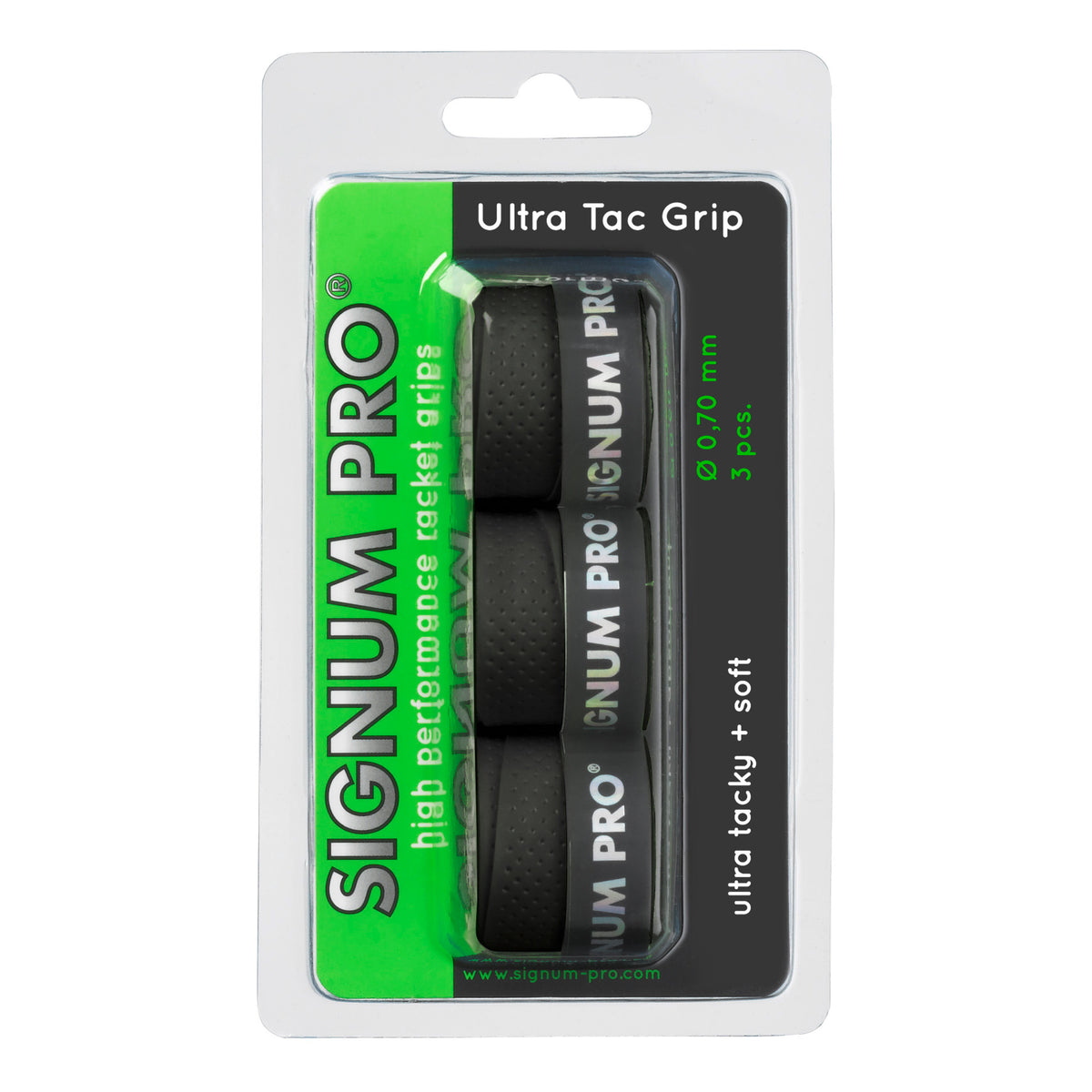 Signum Pro Ultra Tac Grip 3 Pack-Black Signum Pro Ultra Tac Grip 3 Pack-Black