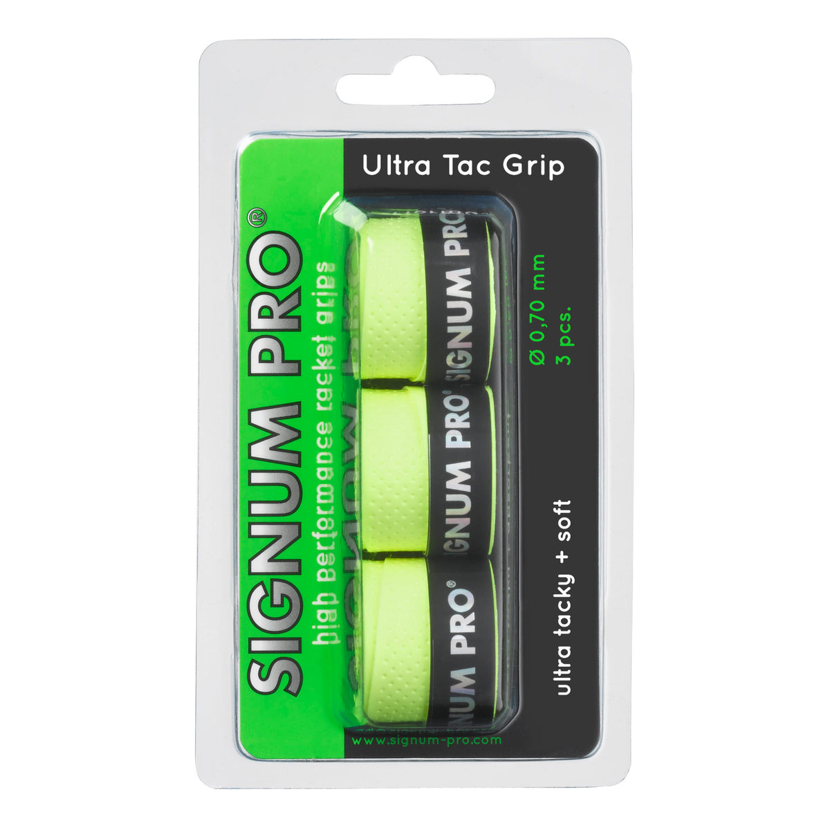 Signum Pro Ultra Tac Grip 3 Pack - yellow Signum Pro Ultra Tac Grip 3 Pack - yellow
