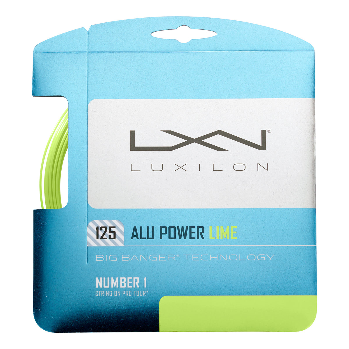 Luxilon Alu Power String Set 12,2m-Lime Luxilon Alu Power String Set 12,2m-Lime