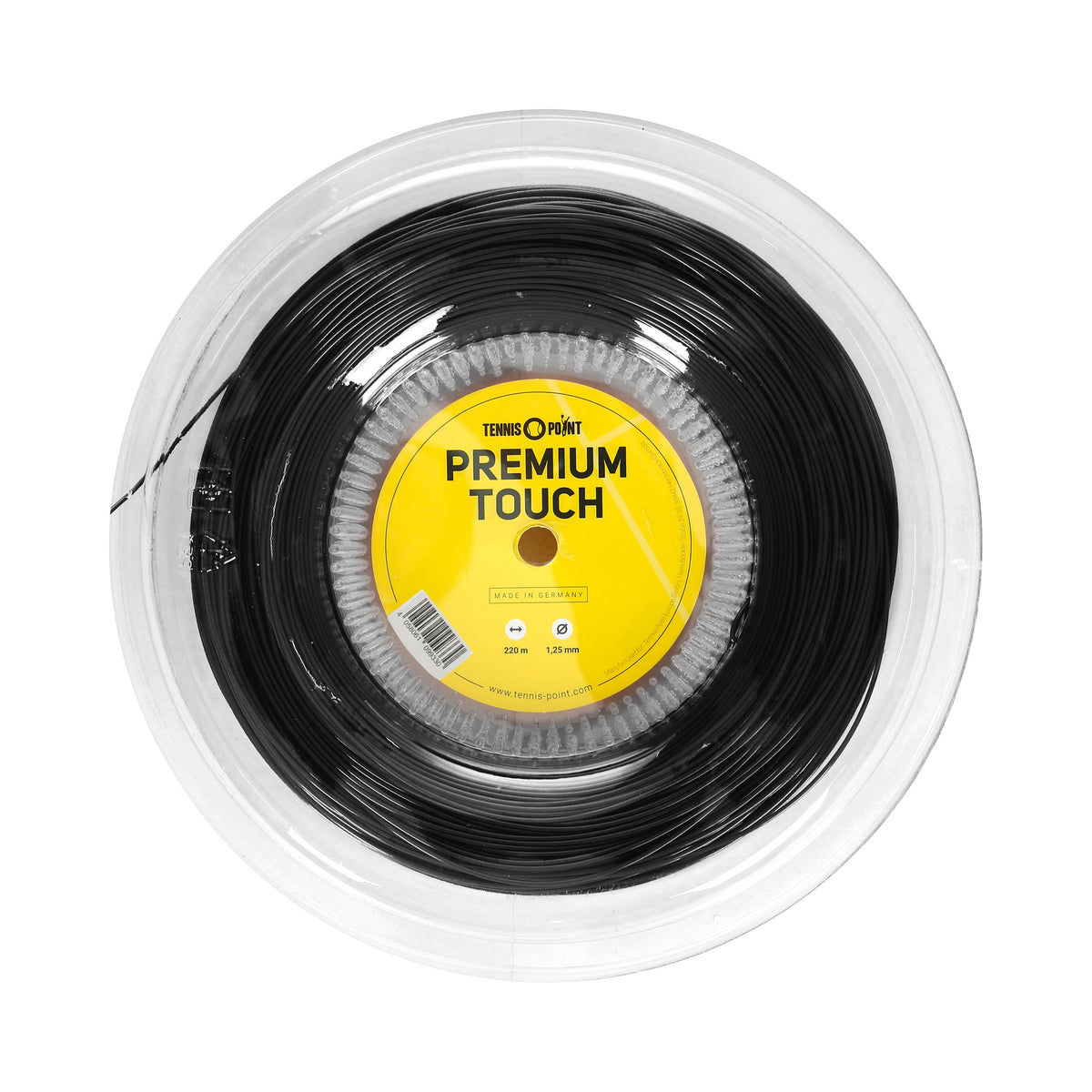 Tennis-Point Premium Touch String Reel 220m-Black Tennis-Point Premium Touch String Reel 220m-Black
