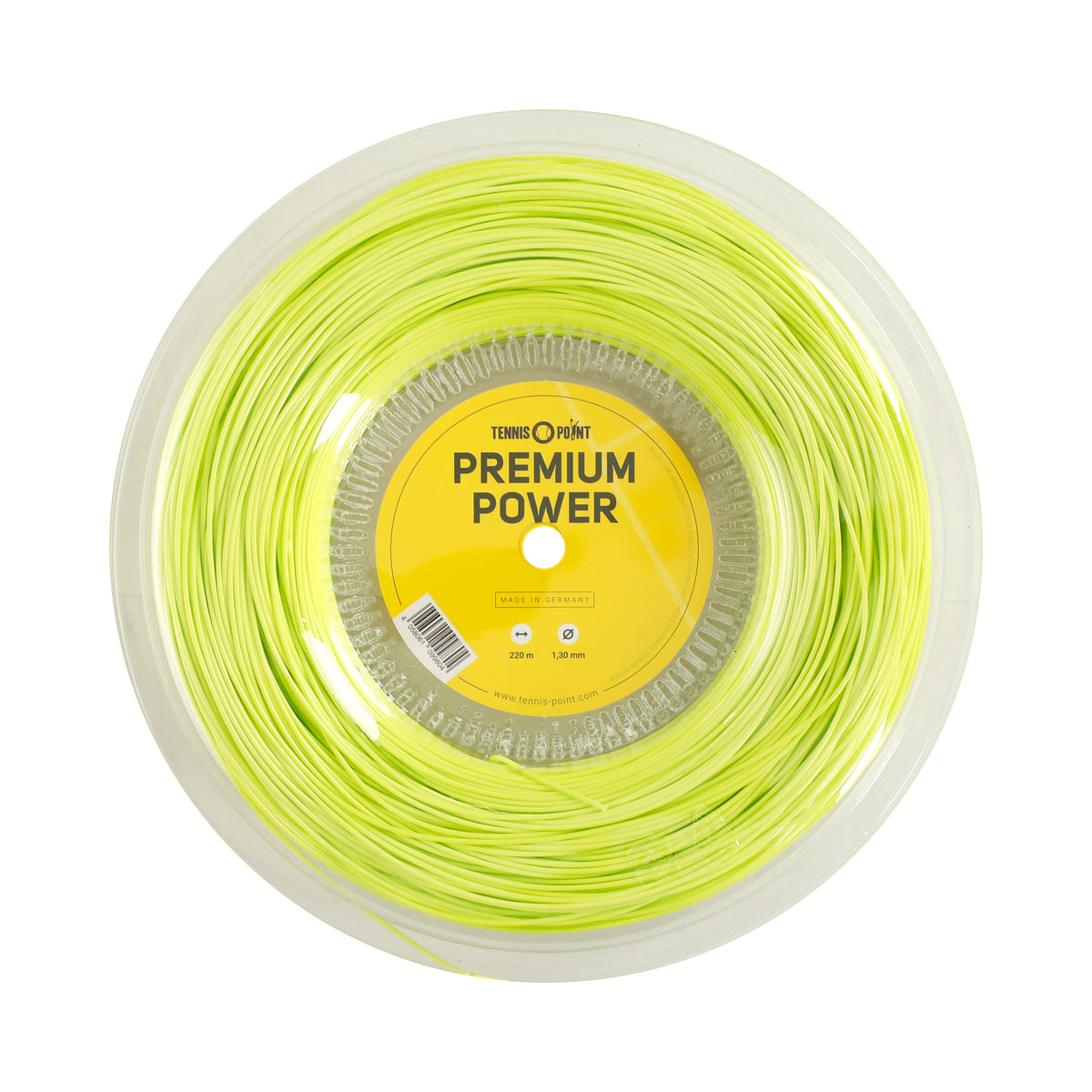 Tennis-Point Premium Power String Reel 220m-Lime Tennis-Point Premium Power String Reel 220m-Lime