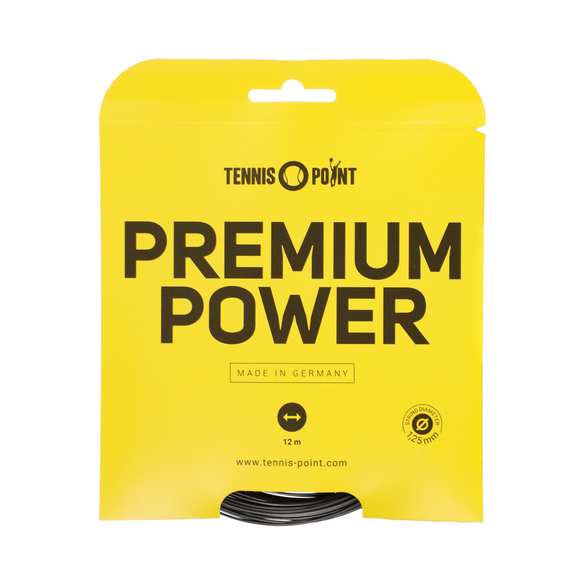 Tennis-Point Premium Power String Set 12m-Black Tennis-Point Premium Power String Set 12m-Black
