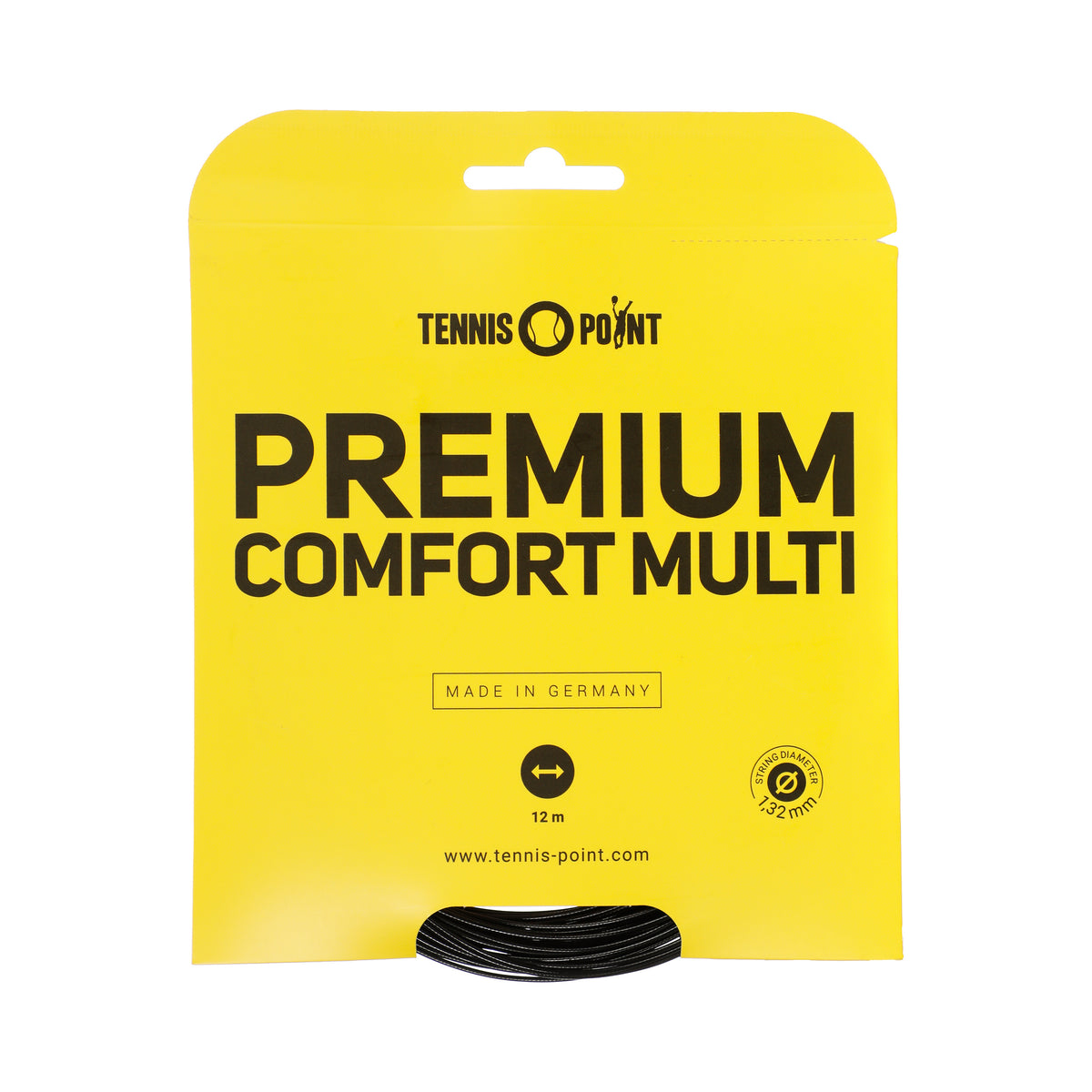 Tennis-Point Premium Comfort Multi String Set 12m-Black Tennis-Point Premium Comfort Multi String Set 12m-Black