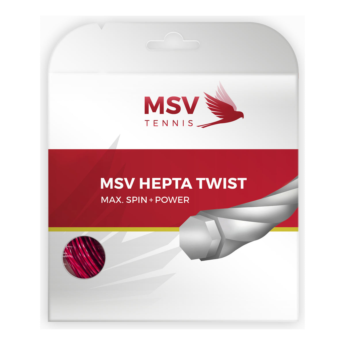 MSV Hepta-Twist String Set 12m-Red MSV Hepta-Twist String Set 12m-Red