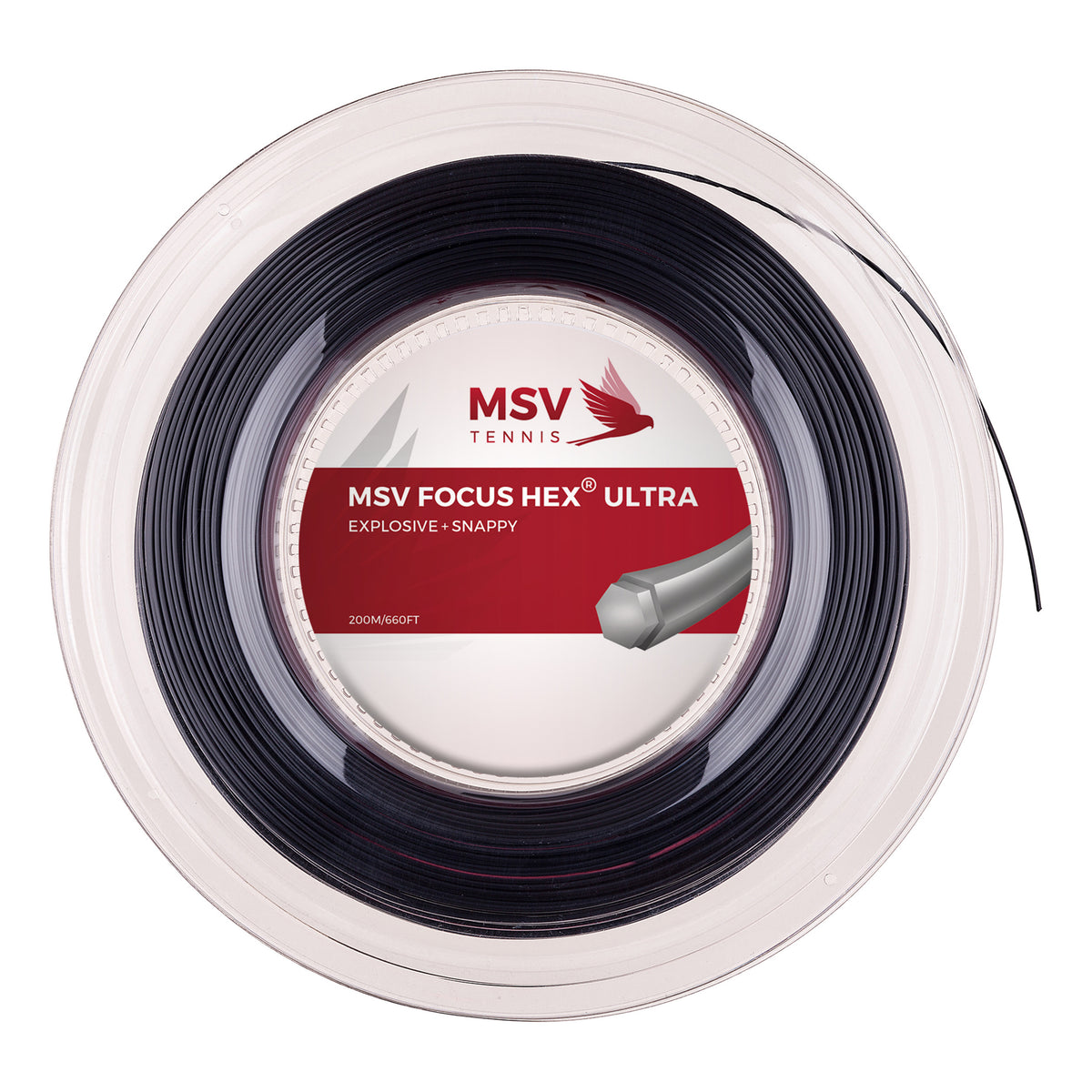 MSV Focus-HEX Ultra String Reel 200m-Black MSV Focus-HEX Ultra String Reel 200m-Black