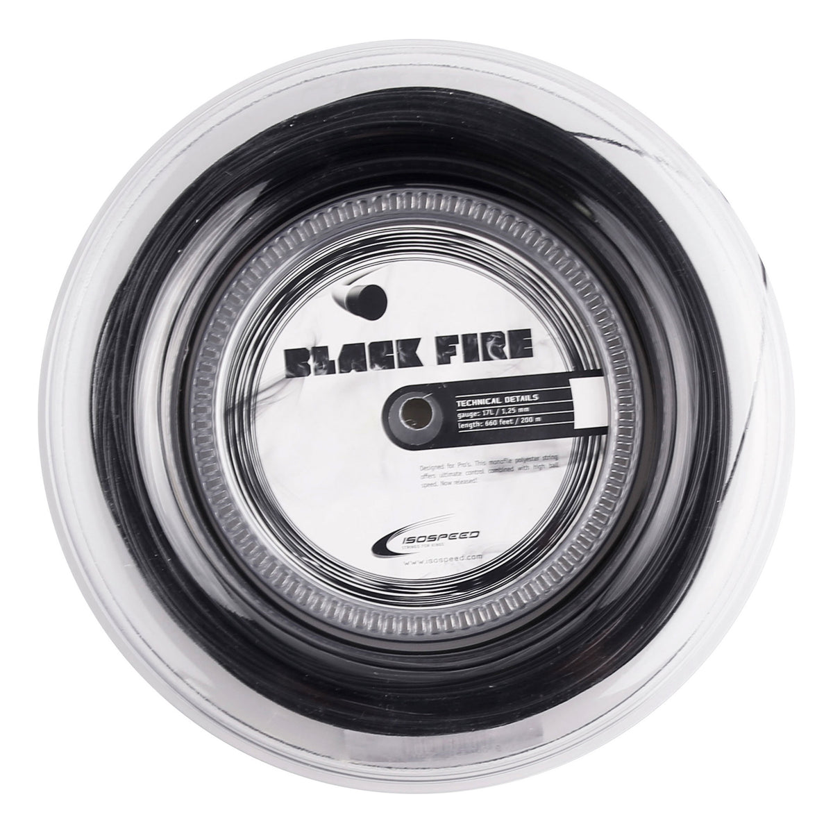 Isospeed Black Fire Saitenrolle 200m-Schwarz Isospeed Black Fire Saitenrolle 200m-Schwarz