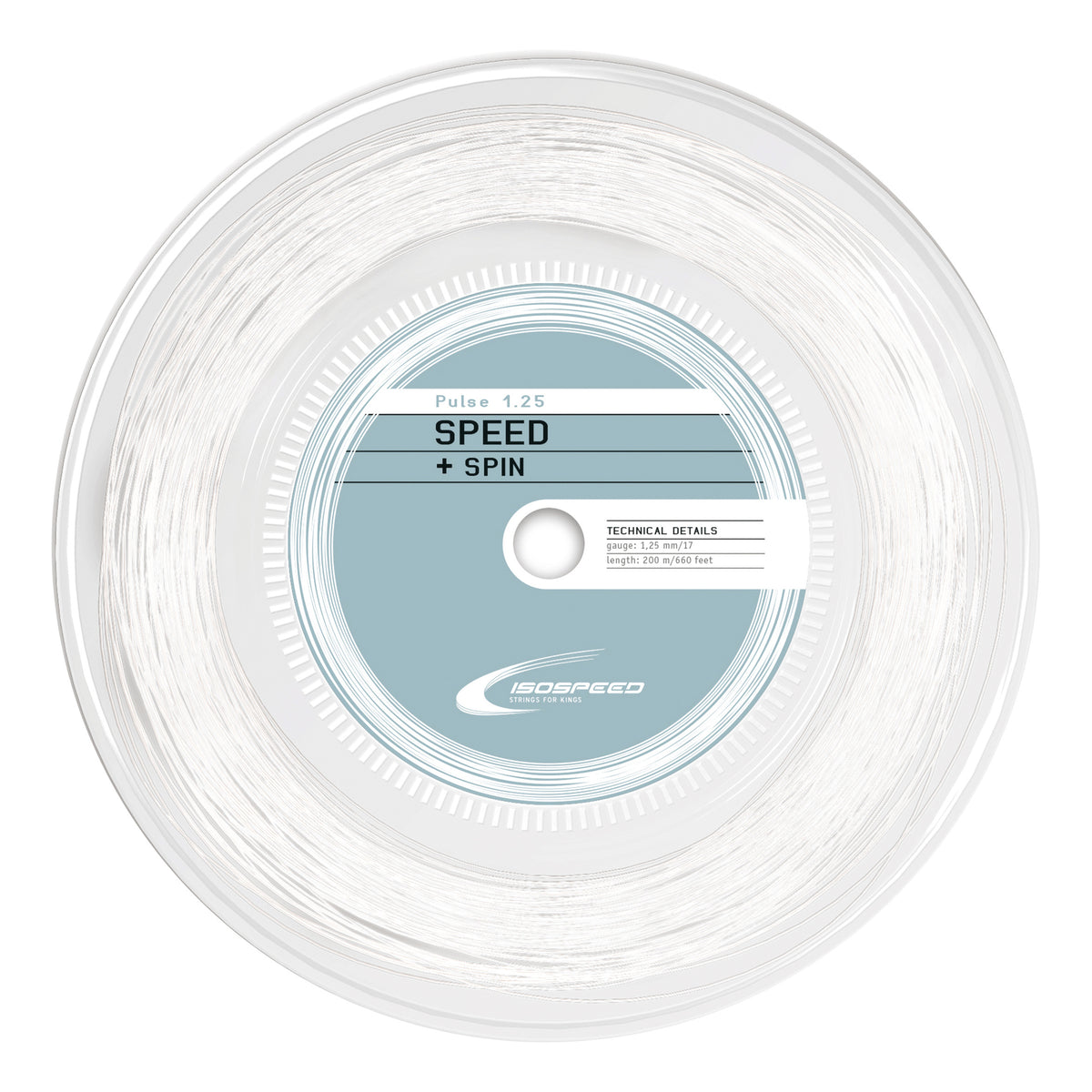 Isospeed Pulse Saitenrolle 200m-Weiß Isospeed Pulse Saitenrolle 200m-Weiß