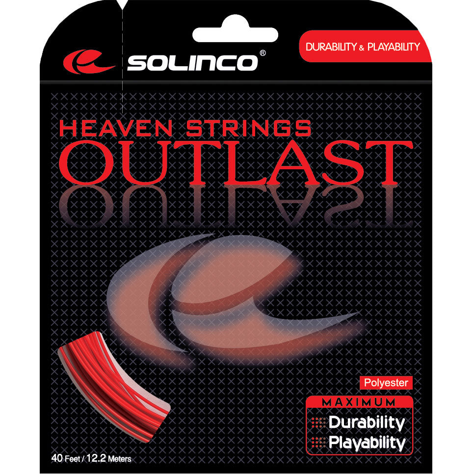 Solinco Outlast String Set 12,2m-Red Solinco Outlast String Set 12,2m-Red
