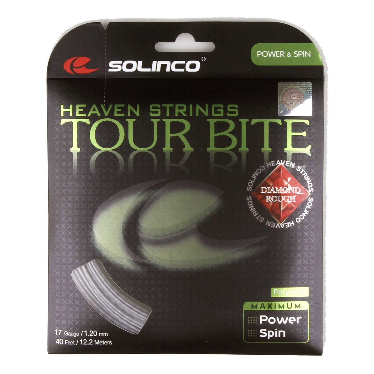 Solinco Tour Bite Diamond Rough String Set 12,2m-Silver Solinco Tour Bite Diamond Rough String Set 12,2m-Silver
