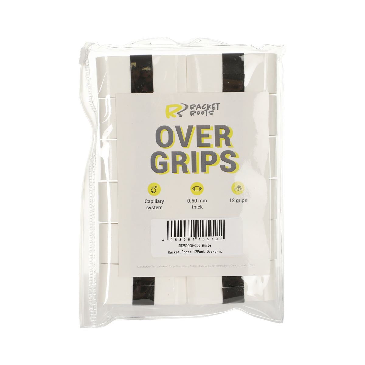 Racket Roots RR Grip 12 Pack - white Racket Roots RR Grip 12 Pack - white