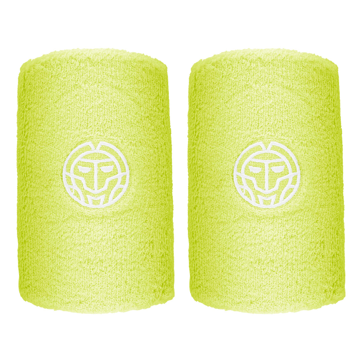 BIDI BADU Wristband 2 Pack long - neon yellow, white BIDI BADU Wristband 2 Pack long - neon yellow, white