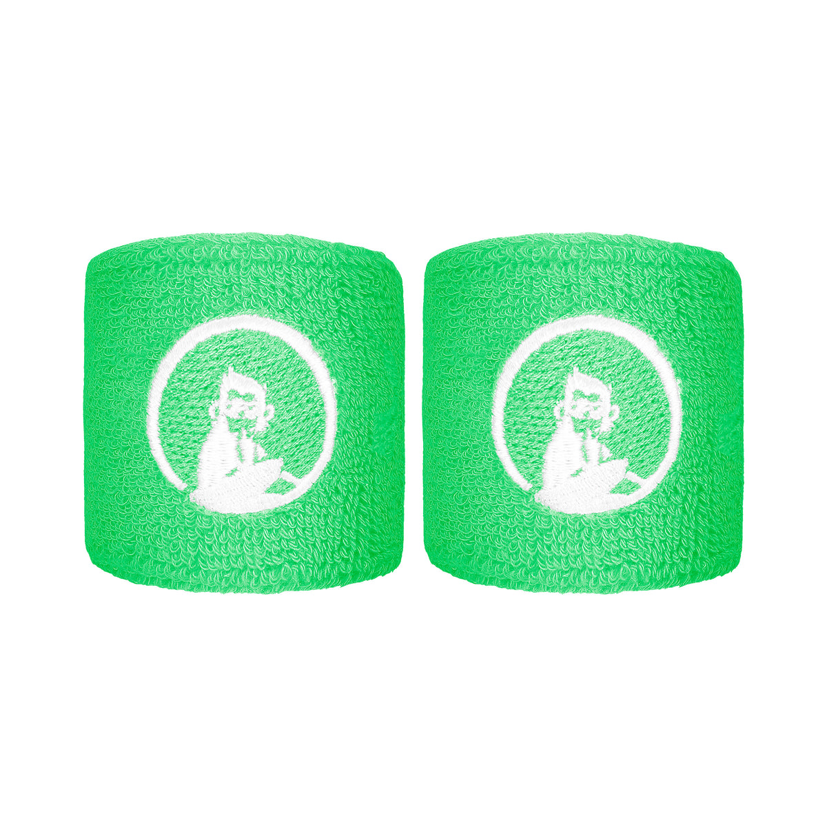 Quiet Please Wristband 2 Pack short - green, white Quiet Please Wristband 2 Pack short - green, white