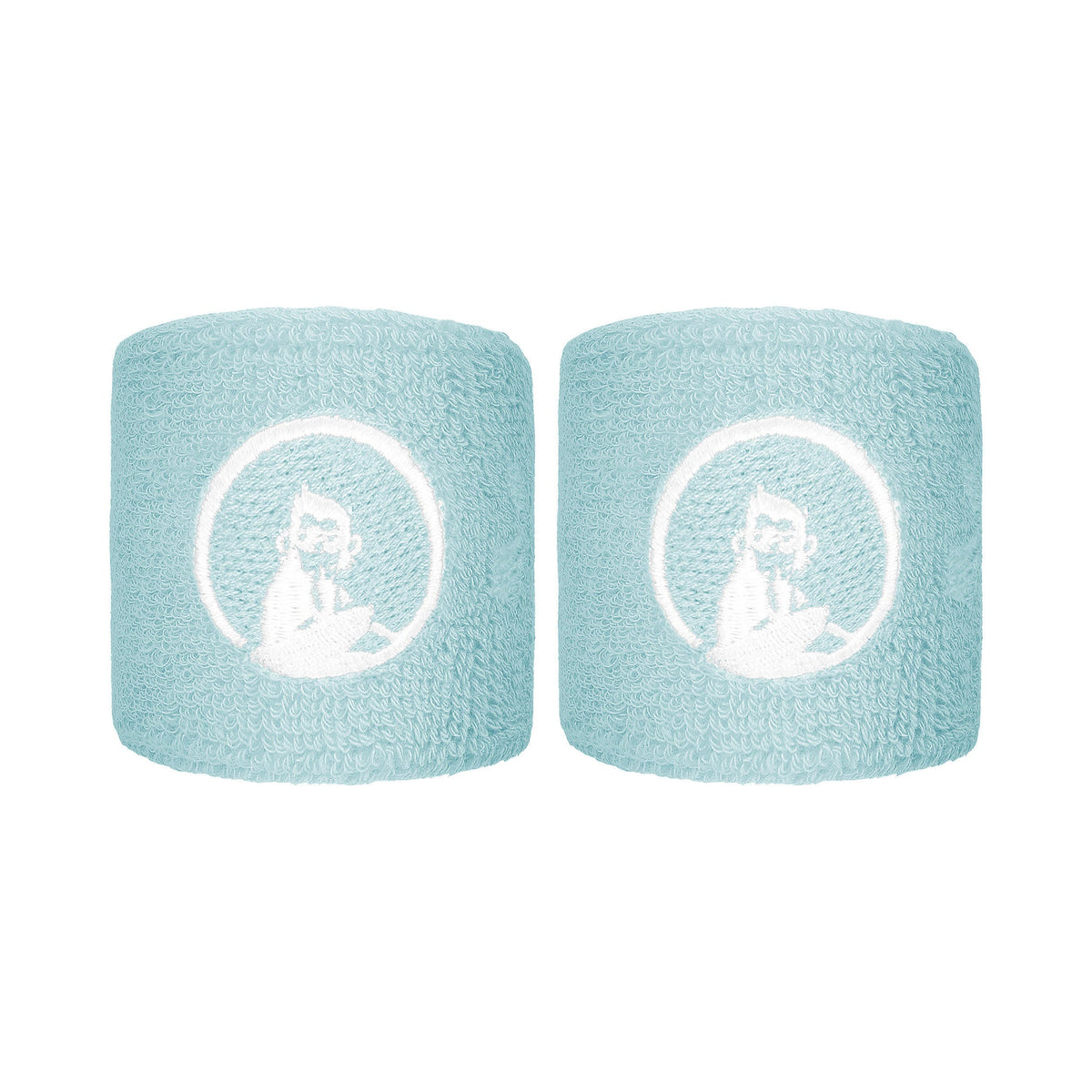 Quiet Please Memories Faded Memories Schweißband 2er Pack Unisex - hellblau Quiet Please Memories Faded Memories Schweißband 2er Pack Unisex - hellblau