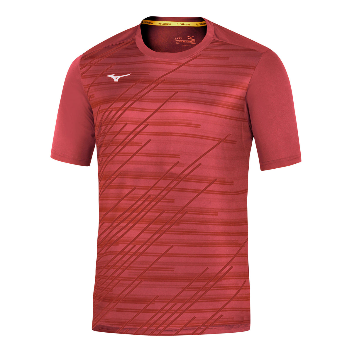Mizuno Team Chiba T-Shirt Men-red Mizuno Team Chiba T-Shirt Men-red