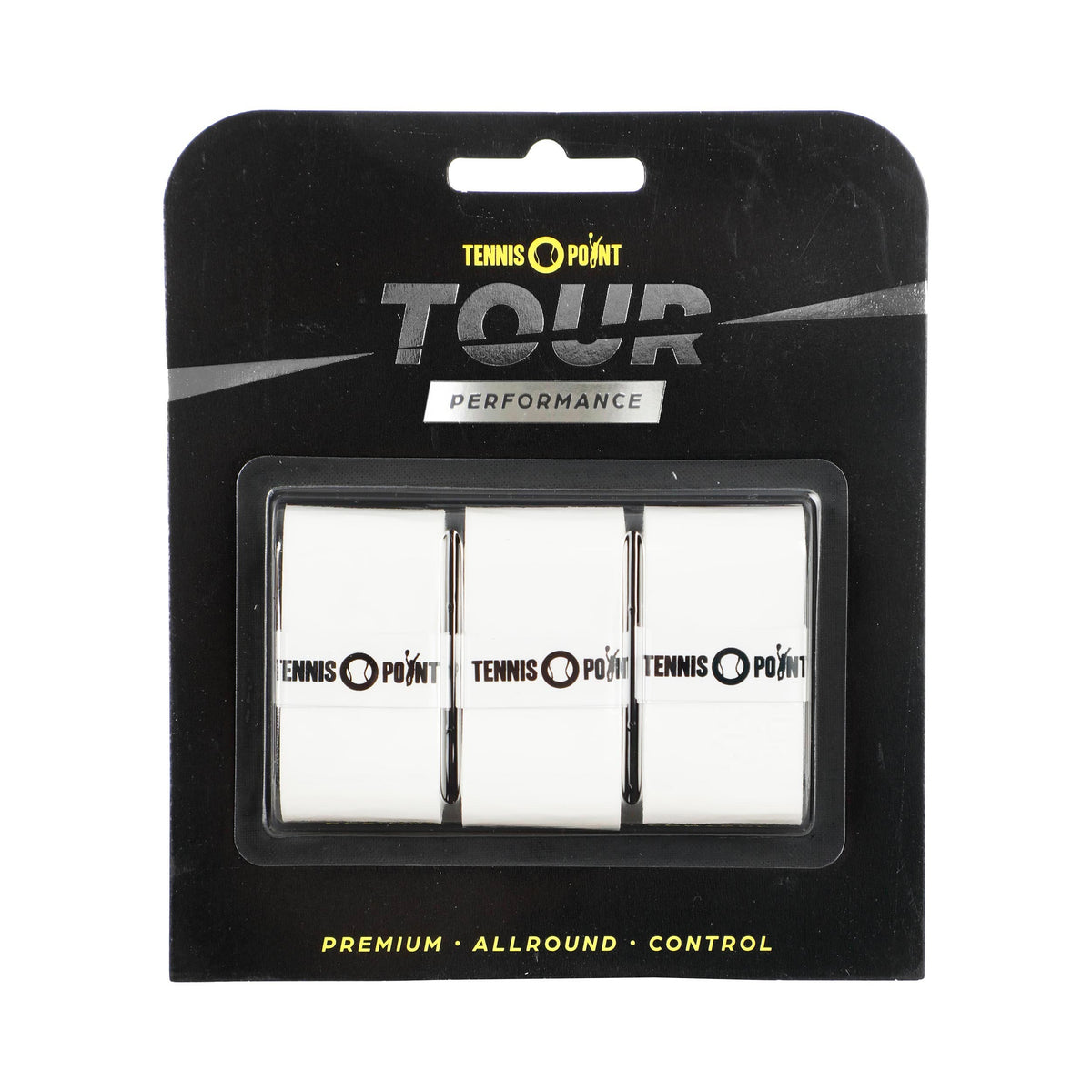 Tennis-Point Tour Performance 3er Pack - weiß Tennis-Point Tour Performance 3er Pack - weiß