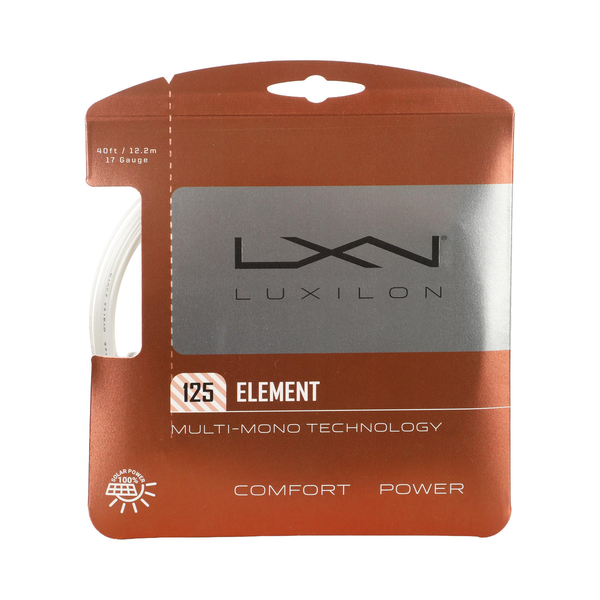 Luxilon Element String set 12,2m - white Luxilon Element String set 12,2m - white