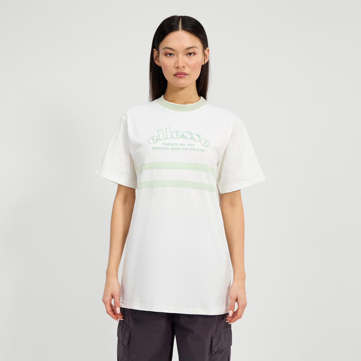 Ellesse Thones T-Shirt Women-Cream,Sage