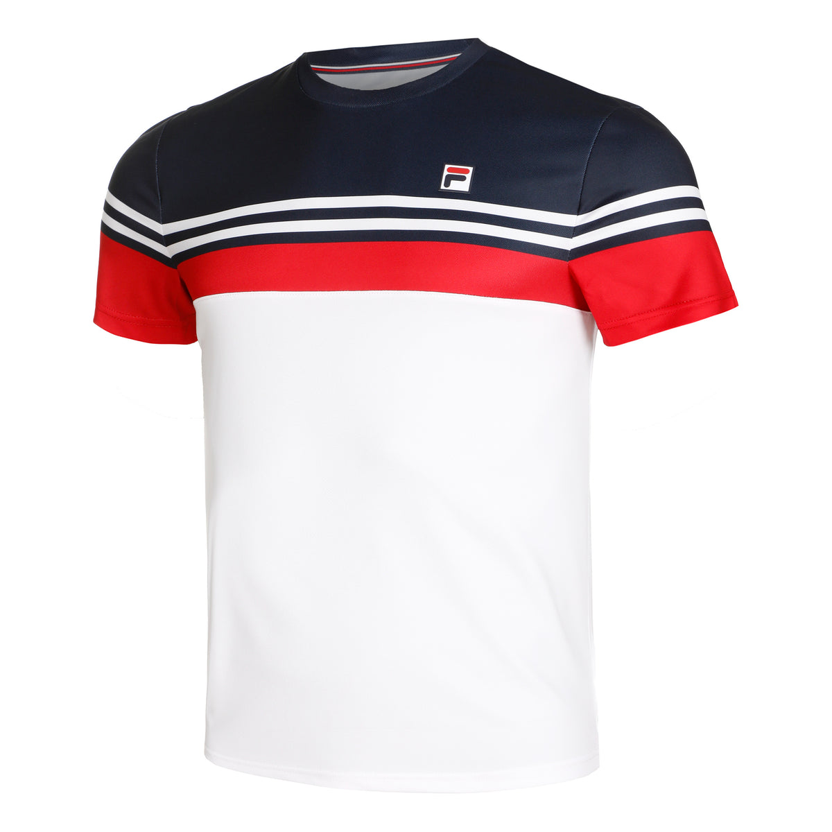 Fila Malte T-Shirt Men-White,Red
