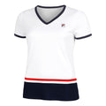 Elisabeth T-Shirt Women-White,Dark Blue