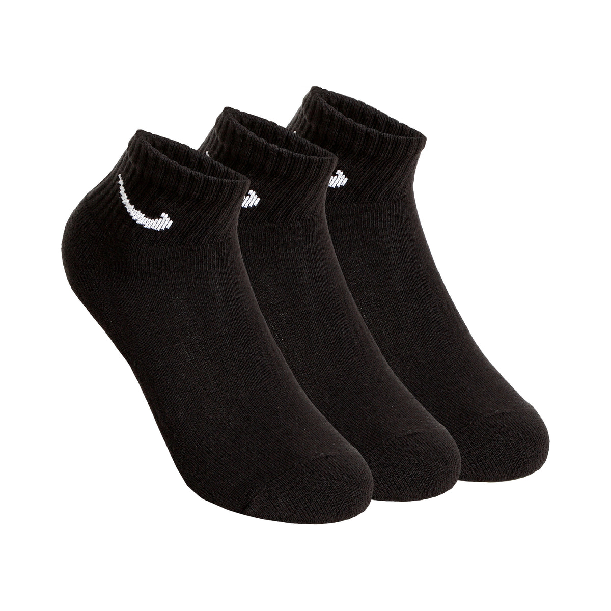 Nike Everyday Cushioned Ankle Tennis Socks 3 Pack Unisex - black, white