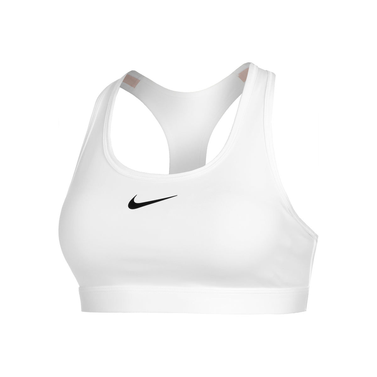 Nike Swoosh Medium Sport-BH Damen-Weiß