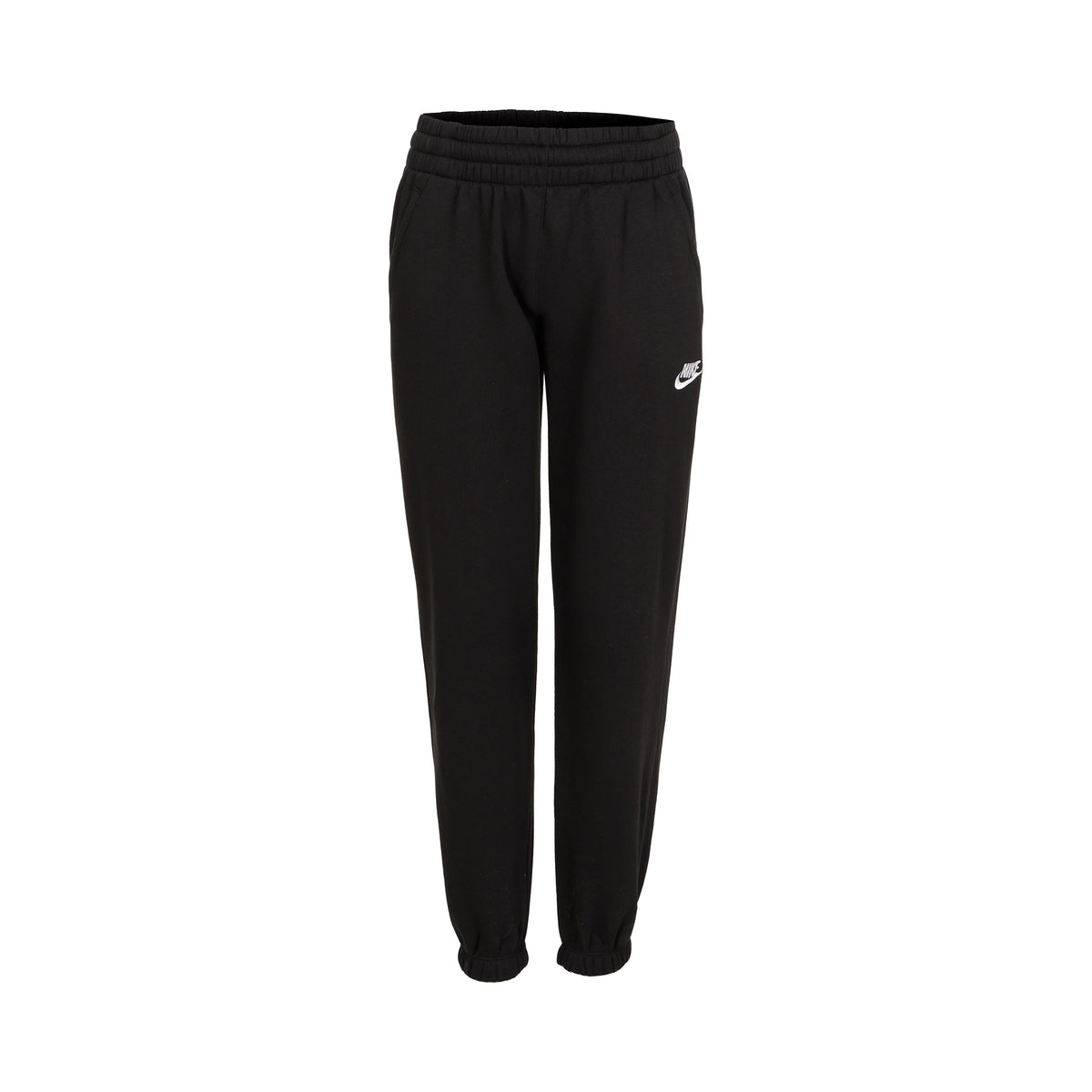 Nike Club Fleece Loose Training Pants Girls-Black,White
