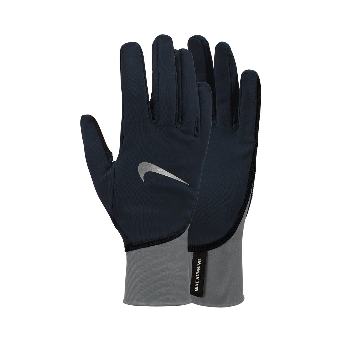 Nike Pacer Midweight Laufhandschuhe-Schwarz,Hellgrau