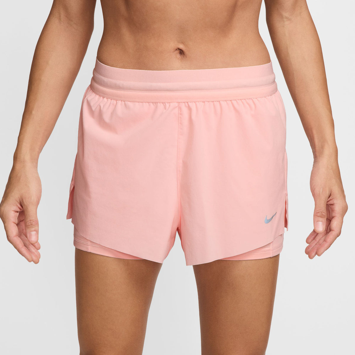 Nike Swift 2in1  Laufshorts Damen - apricot