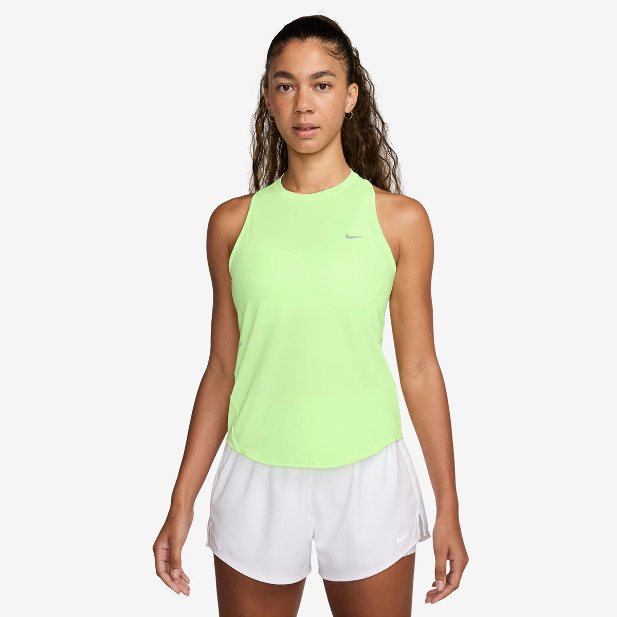 Nike Swift Lauftop Damen - limette