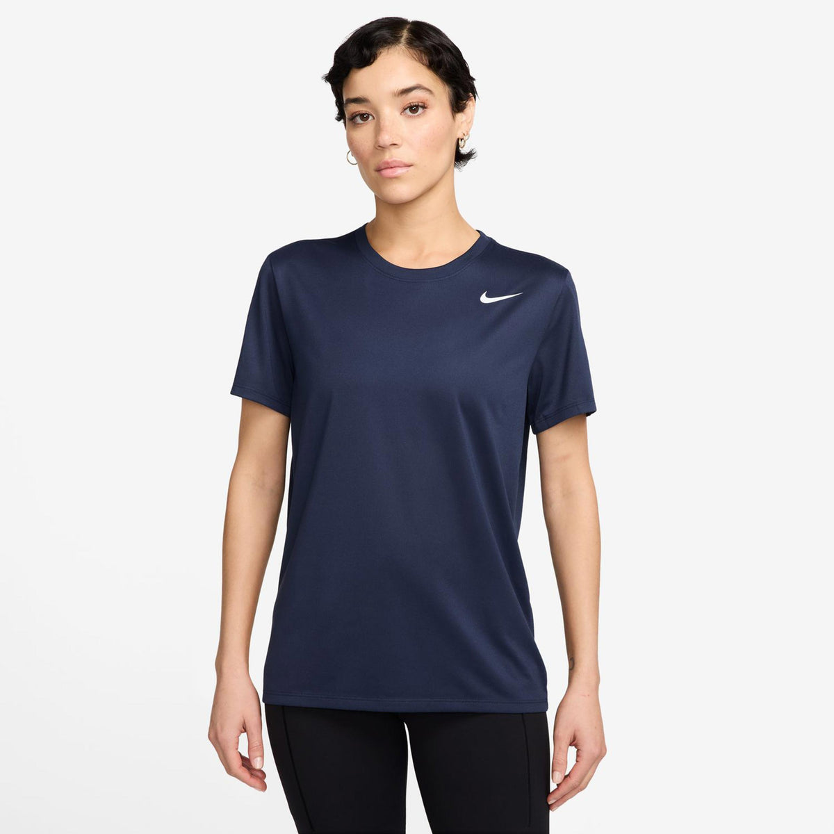Nike Dri-Fit T-Shirt Women-Dark Blue