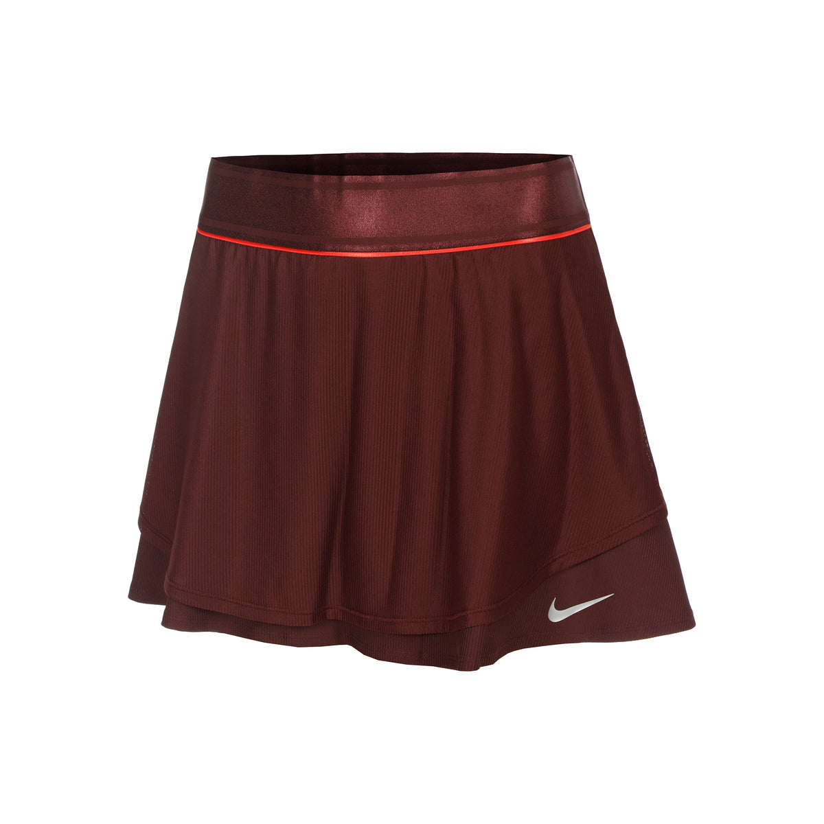 Nike Court Dri-Fit Slam High Rise Skirt Women-Dark Red