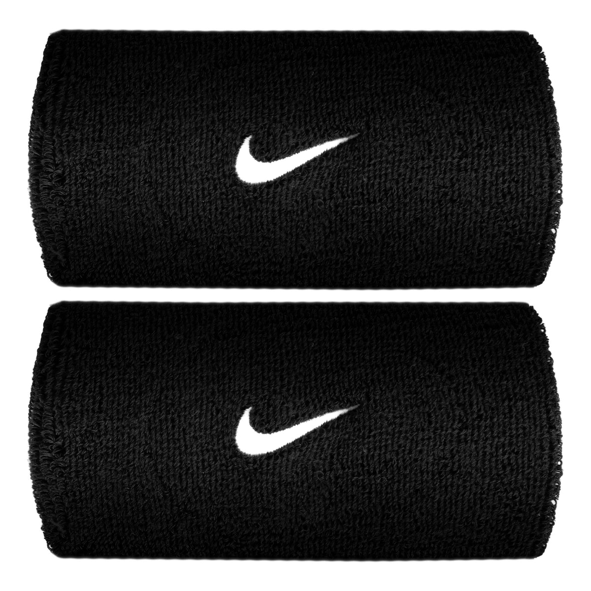 Nike Swoosh Classic Doublewide Schweißband lang - schwarz, weiß