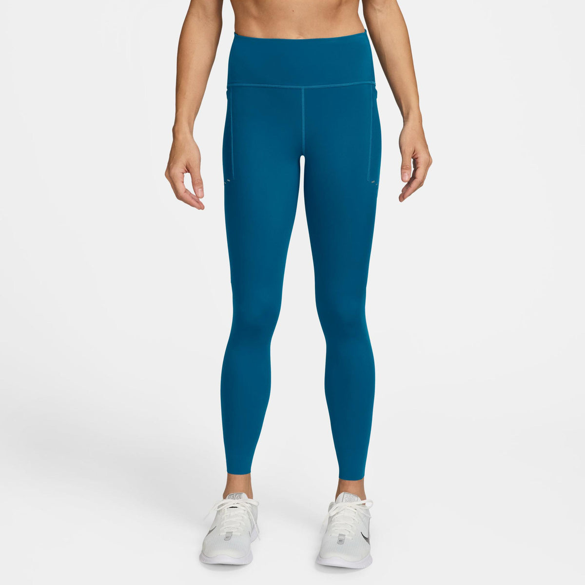 Nike Swift Lauftight Damen - grün, silber