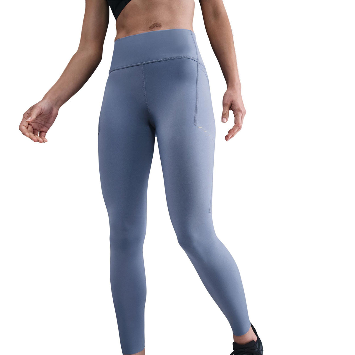 Nike Swift Lauftight Damen - blaugrau, silber