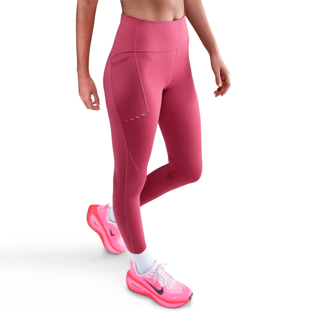 Nike Swift Lauftight Damen - berry, silber
